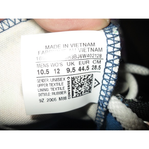 Converse All Star Essentials Fear of God Sneakers 12.5 90s Chuck Taylor High Top - Picture 14 of 14